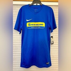 Nike New Holland NWT Mens Small Dri-Fit T-Shirt Teen School FFA Farm Tractor VTG